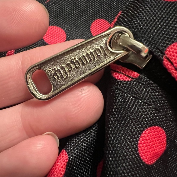 Loungefly Sanrio Hello Kitty black and pink 3D bow full size backpack rare 2013 - Picture 9 of 12